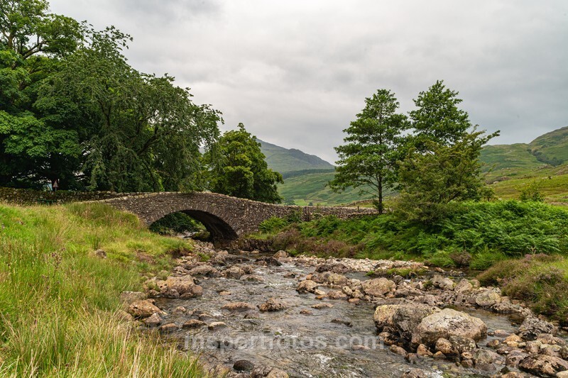 The bridge at Cockley Beck on the Hardnott Pass - Travel, city/land scapes