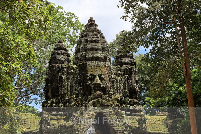 North Gate, Angkor Thom, Cambodia - Cambodia