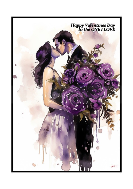 Timeless Romance, St Valentine's Day Paintings by Paul Duddell, Whispers & Strokes - Artist, Painter, and Photographer