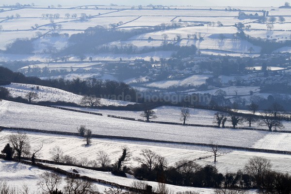 Mendips in snow _S074 - Somerset landscape Photography