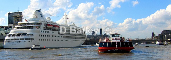 Cruising on the River Thames - ``Assortment  & Non Wales