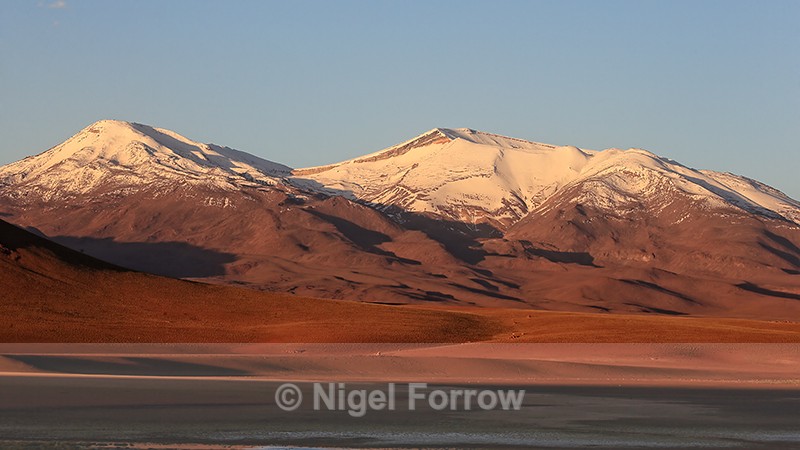 Cerro Tocorpuri at sunset, Chile - Chile