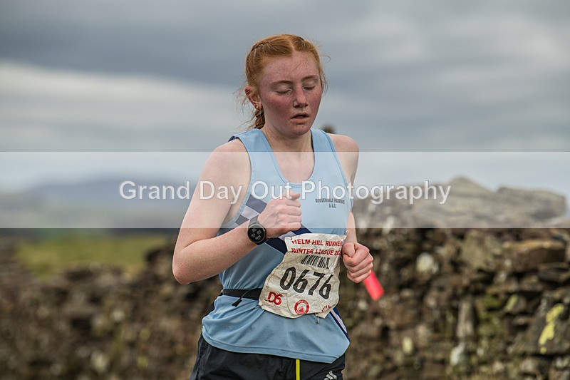 Helm Hill -745 - Kendal Winter League Helm Hill Fell Races (Under 13/15/17 & Seniors) Sunday 16th March 2025