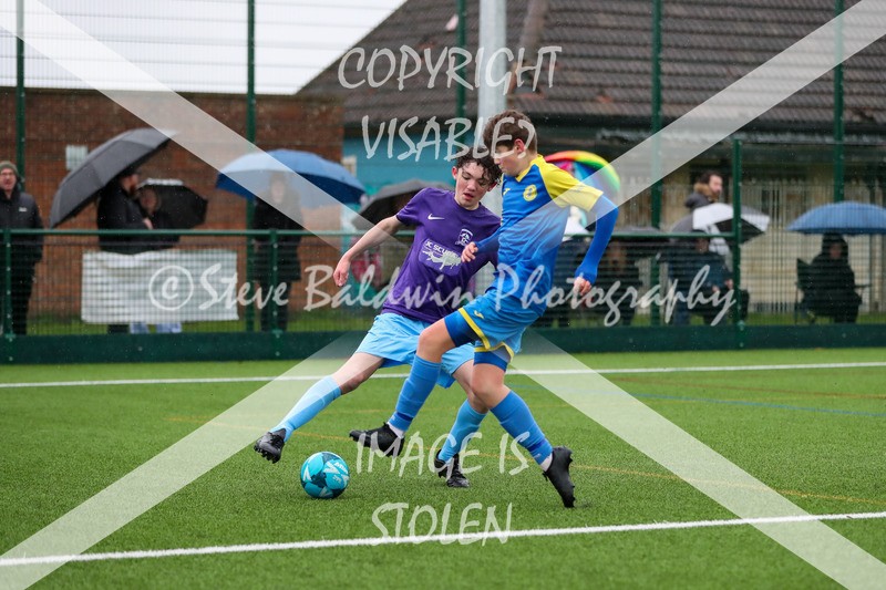 1DX20335 - 2026-02-15 FC Abbey Meads U13 Purple V Royal Wootton Bassett Town Youth U13 Yellow