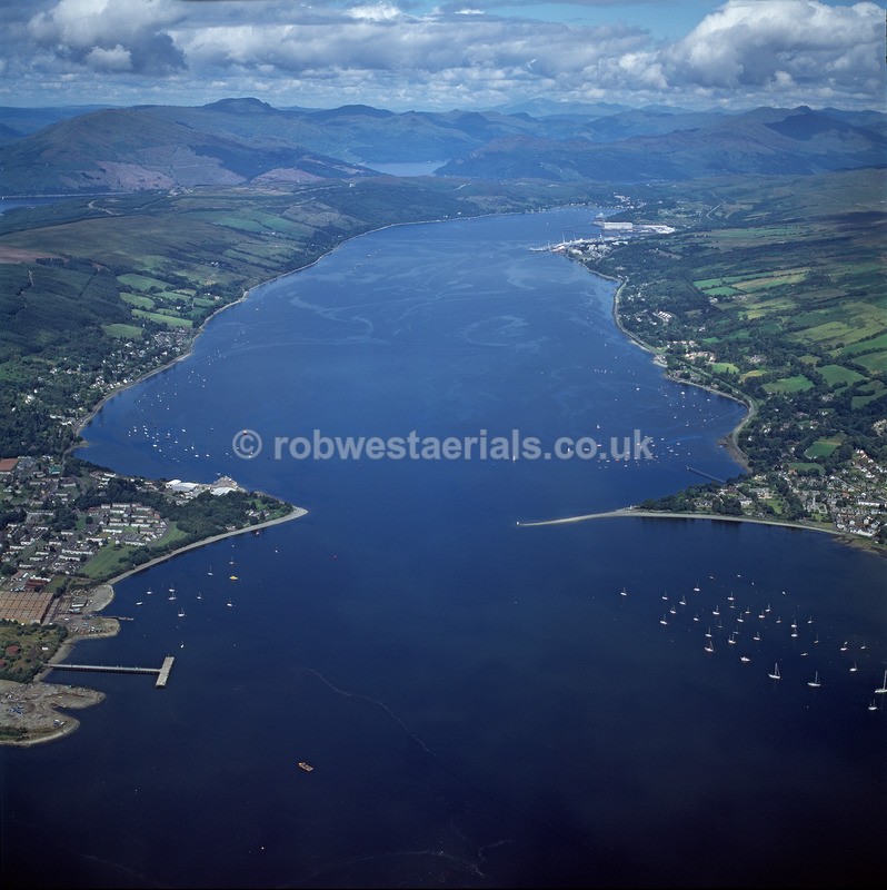 A00122C The Gare Loch in 2001 - West and south coastlines