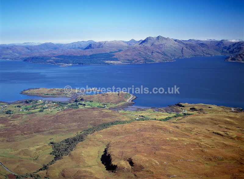 A00151B Sound of Sleat from Camascross on Skye - West and south coastlines