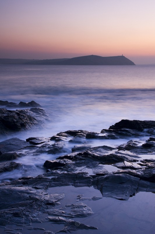 Steely sunset - Cornwall