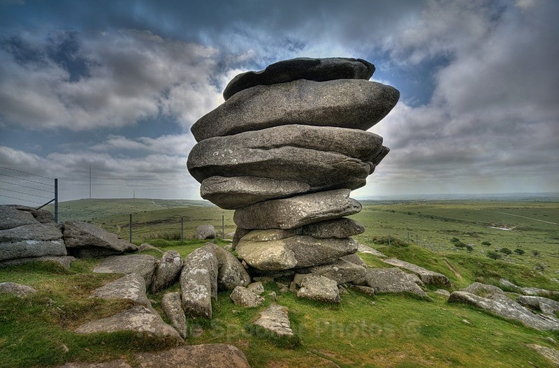 The Cheesewring at Minions on Bodmin Moor Cornwallcloud - Bodmin Moor mainly Minions