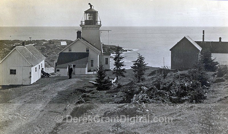 Quaco Head Lighthouse Keeper Bay of Fundy St. Martins Charles Brown - Historic New Brunswick