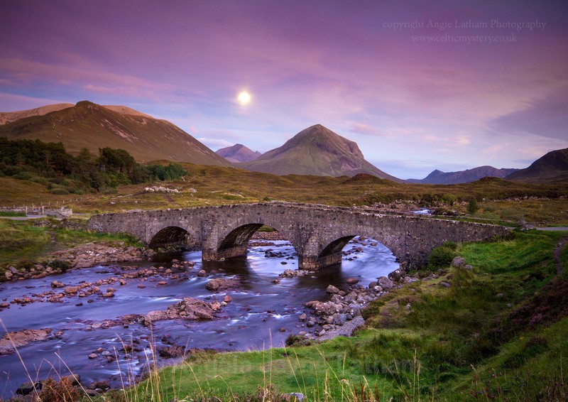Sligachan Moonrise - Isle of Skye