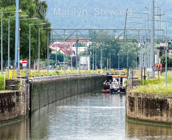 Banana shaped lock-14 - Amsterdam to Budapest