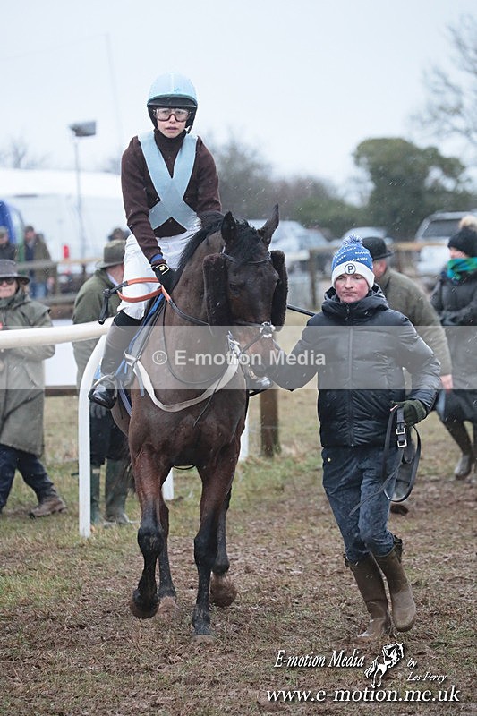 PtP 260125 674 - Cocklebarrow Point-to-Point racing with the Heythrop Hunt 26/01/25