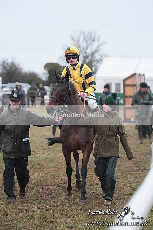PtP 260125 184 - Cocklebarrow Point-to-Point racing with the Heythrop Hunt 26/01/25
