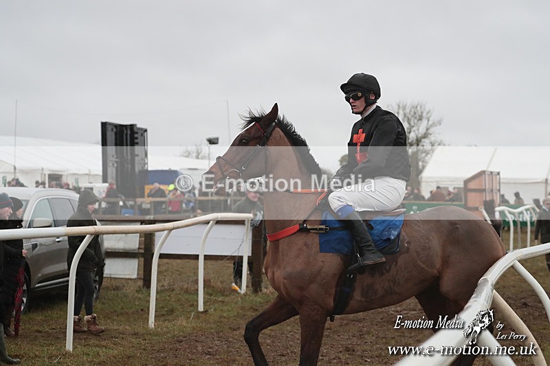 PtP 260125 460 - Cocklebarrow Point-to-Point racing with the Heythrop Hunt 26/01/25
