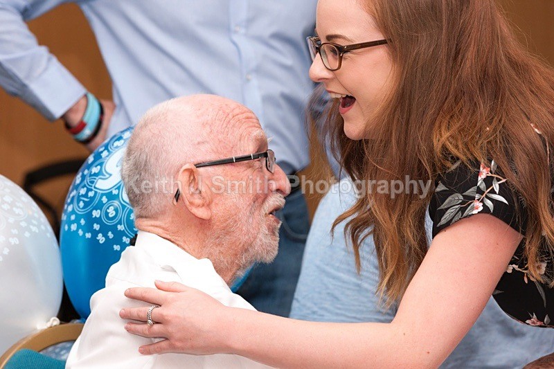 7SKJ0786 - Geoff, Gina's Dads 90th Birthday party.