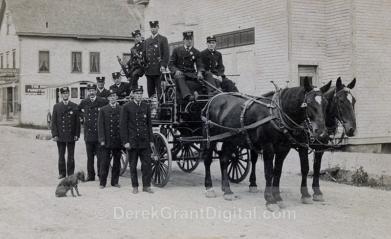 Fire Brigade St. John New Brunswick Canada 1900s