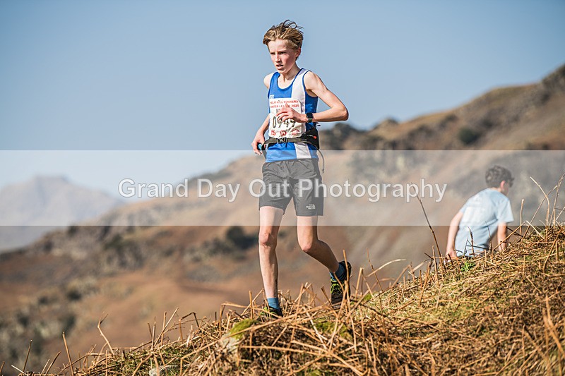 Elterwater-342 - Kendal Winter League Elterwater Under 15/17 Fell Races Sunday 9th March 2025