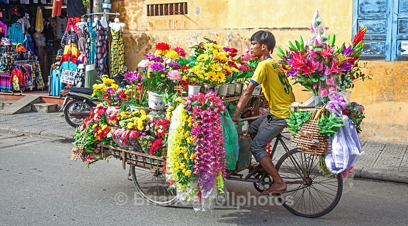 IMG_6193  Flower Vendor Hoi An, Vietnam - Vietnam