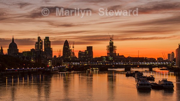 London sunrise - Exhibition acceptances