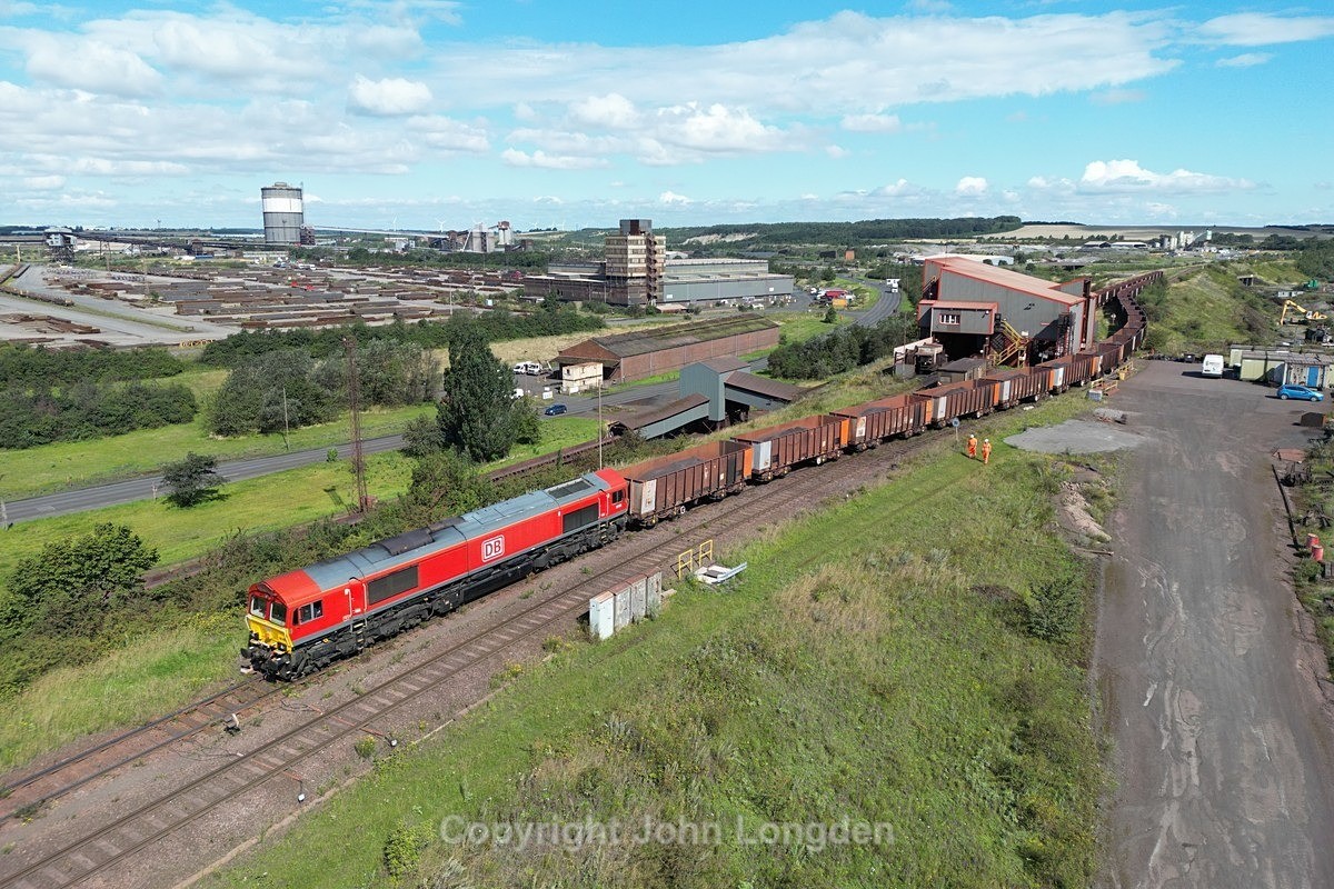 JL - 15.8.23 66149 6T23 Immingham Ore Terminal - Santon, Santon - North Lincs