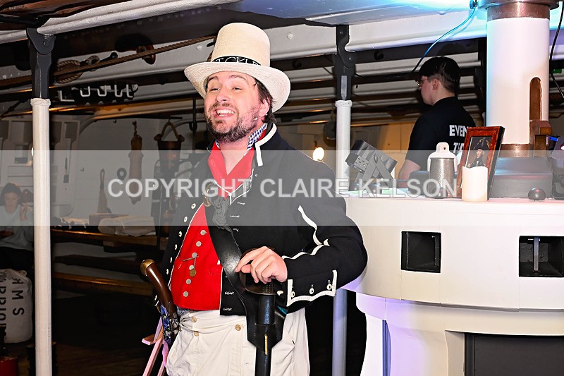 HMS PICKLE-52 - PICKLE NIGHT HMS WARRIOR 1860