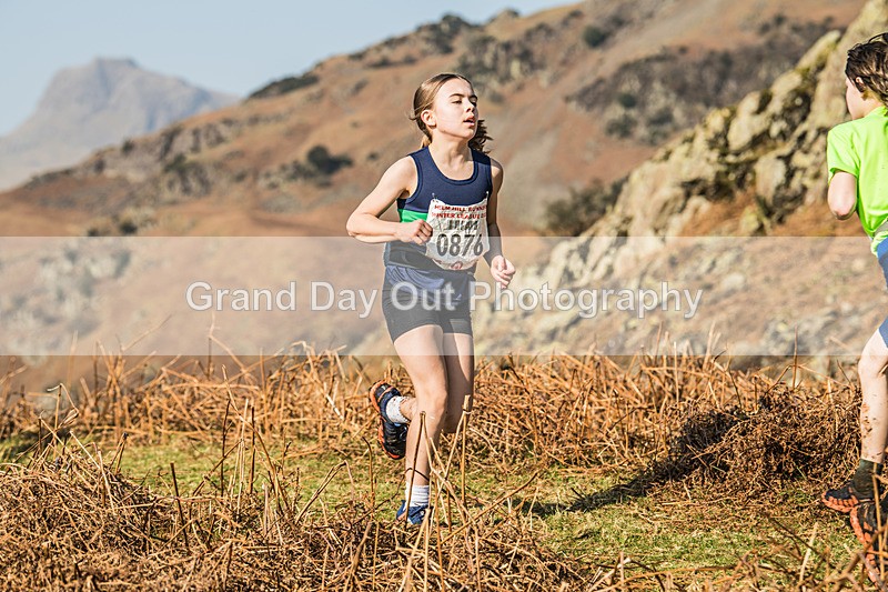 Elterwater-128 - Kendal Winter League Elterwater Under 13 Fell Race Sunday 9th March 2025