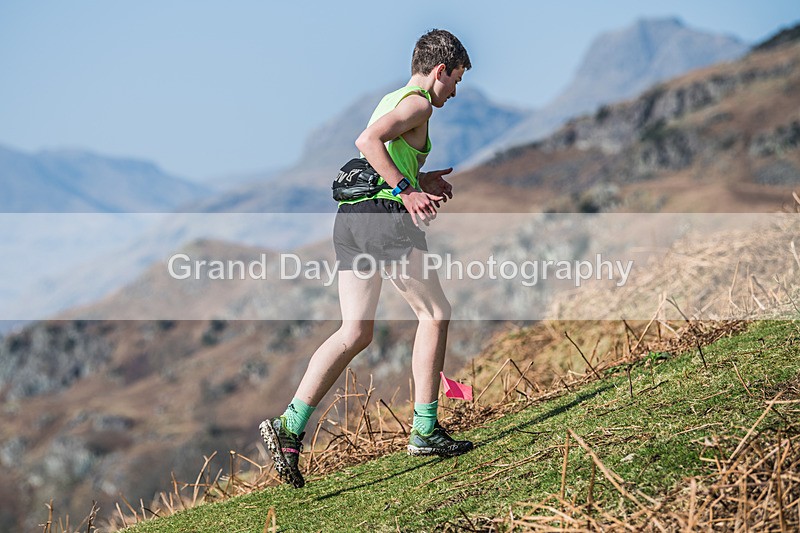 Elterwater-206 - Kendal Winter League Elterwater Under 15/17 Fell Races Sunday 9th March 2025