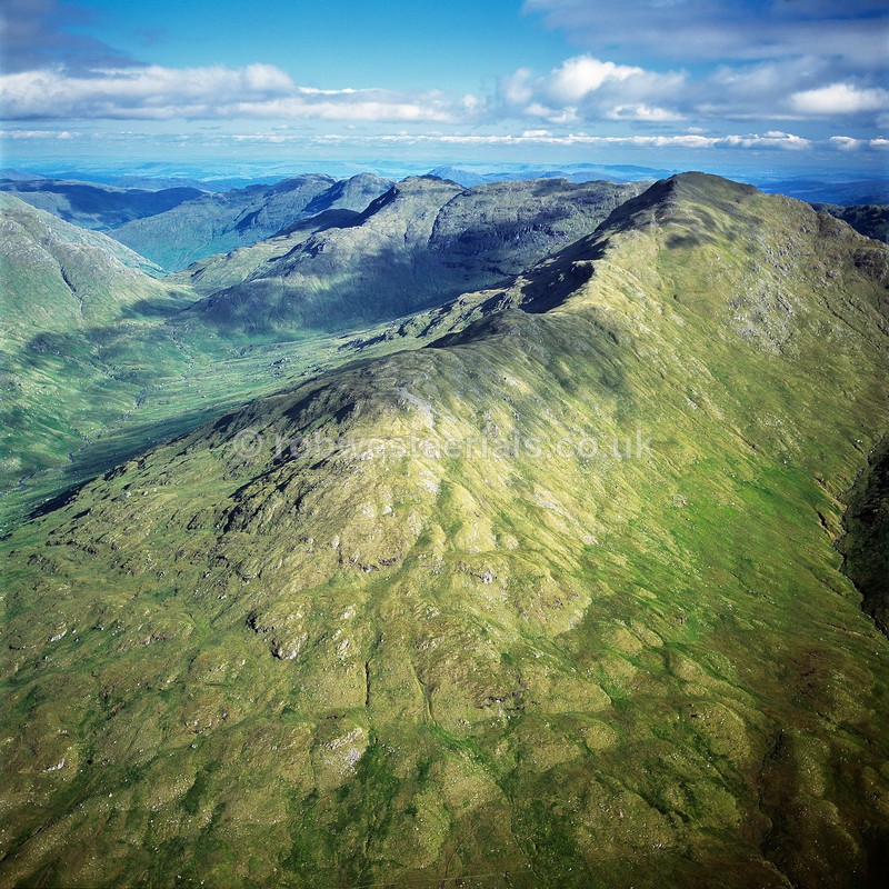 aerial pictures of Scotland Scotlands mountains hills moors highlands