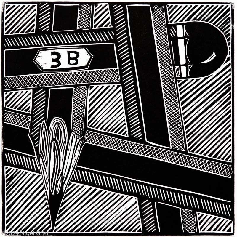  - Linocut