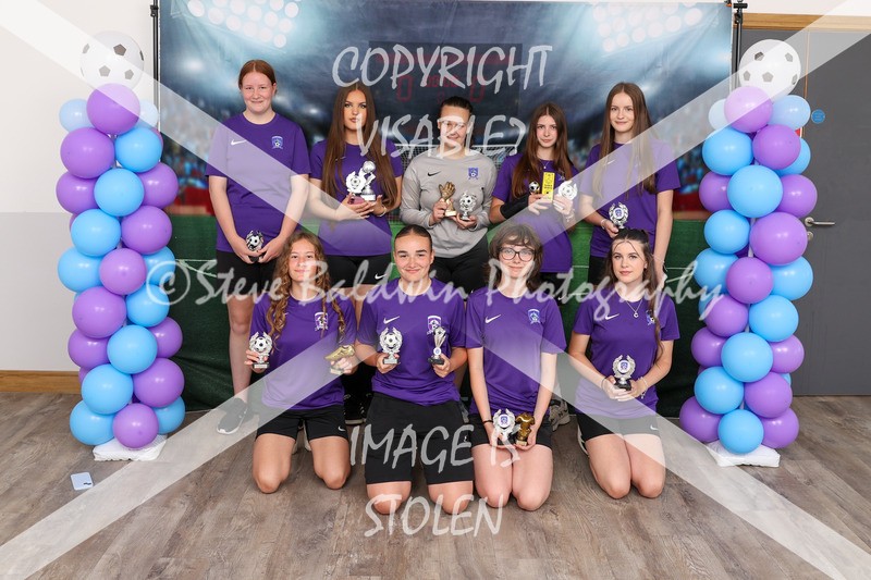 2025-06-21 FC Abbey Meads Presentations-677 - U16 Purple Girls