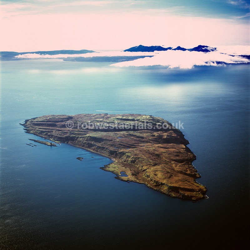 aerial pictures of Scotland west coast Islands of Cumbrae