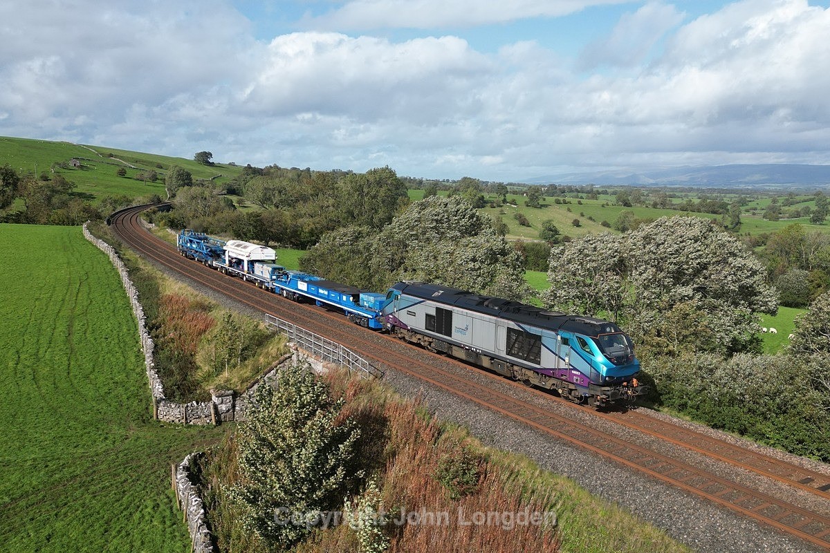 JL - 29.9.23 68022 6K05 Carlisle - Crewe, Smardale - Smardale