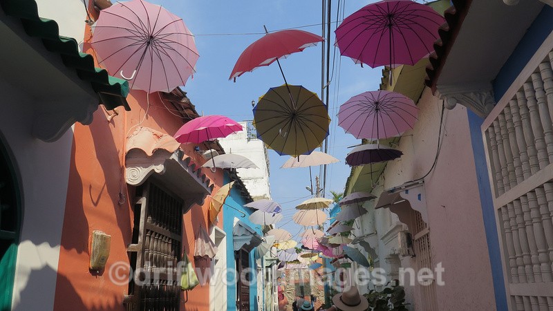 The Umbrella Street Old Town - Cartagena Colombia