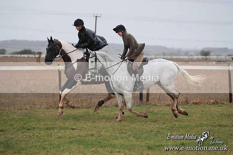 PtP 260125 232 - Cocklebarrow Point-to-Point racing with the Heythrop Hunt 26/01/25
