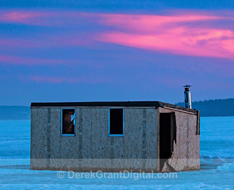 Kennebecasis River Ice Shack