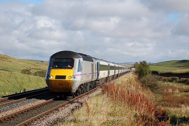 14.10.12 - 43296 & 43308 1S07 09.35 Doncaster - Edinburgh, Denton UWC - Tyne Valley (west to east)