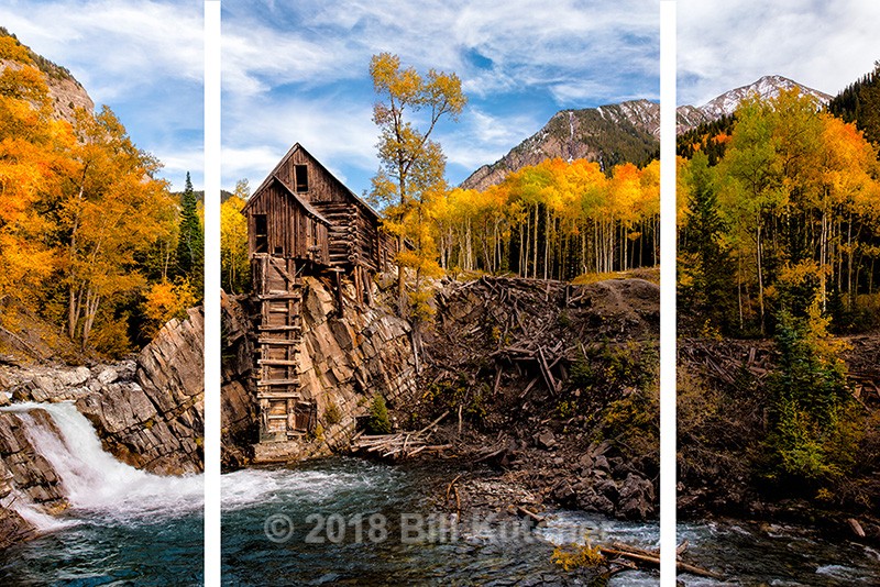 Crystal Mill H Triptych - Current Show
