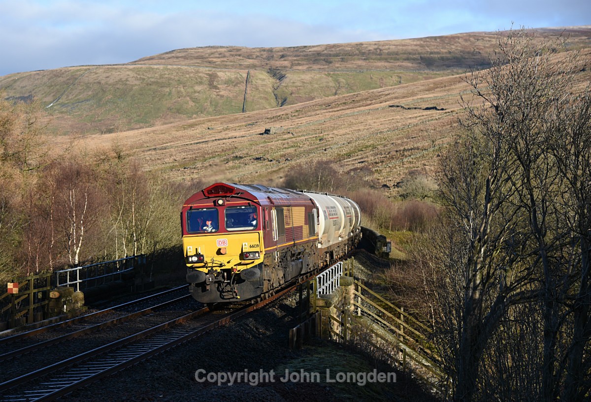 JL - 26.1.18 66139 4M00 Mossend - Clitheroe, Dent Head - Dent Head