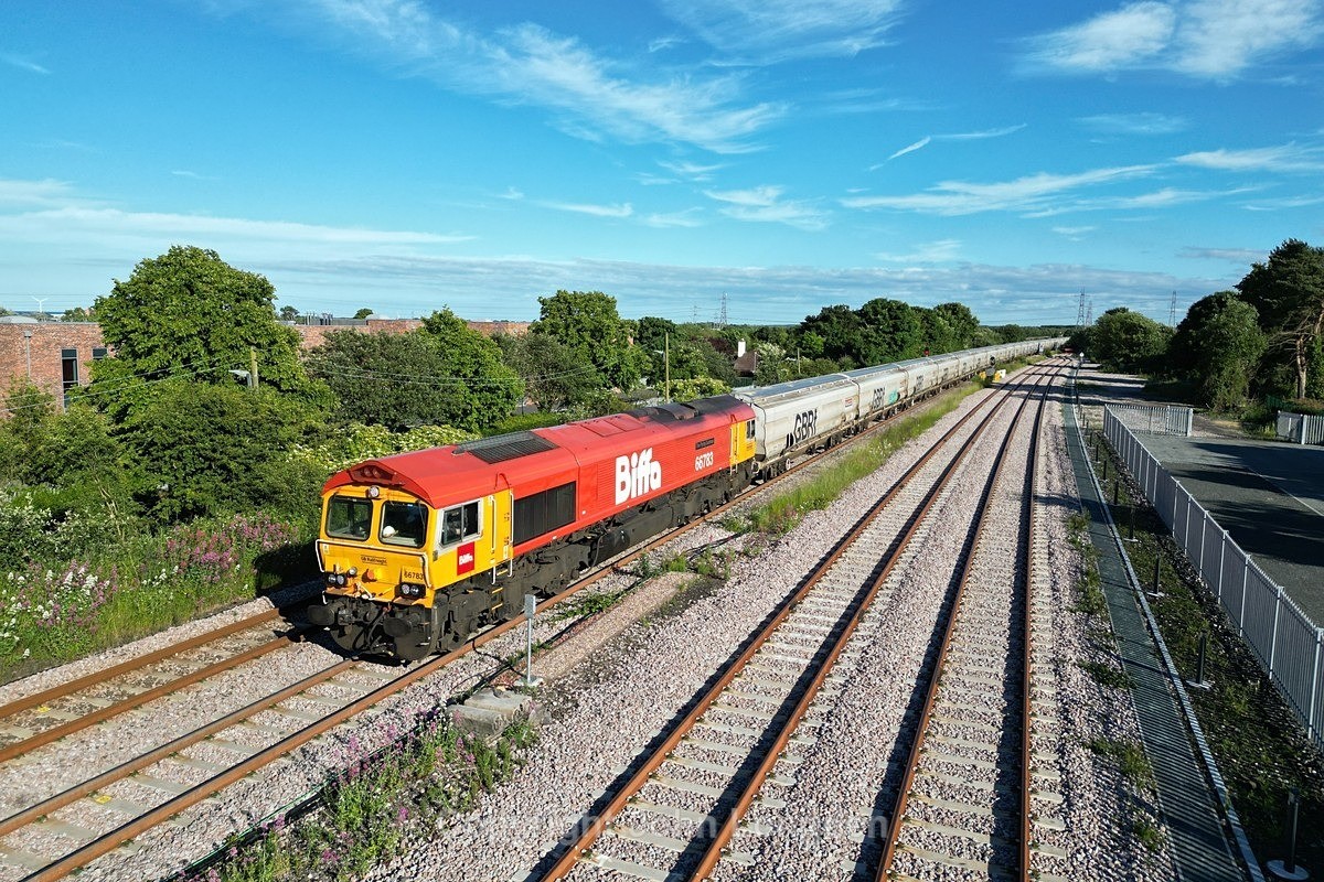 JL - 22.6.24 66783 6N23 Lynemouth PS - Tyne Dock, Bedlington south - Latest shots