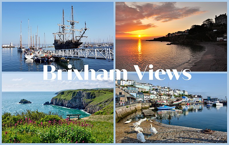 NEW - Brixham Views - FRIDGE MAGNETS