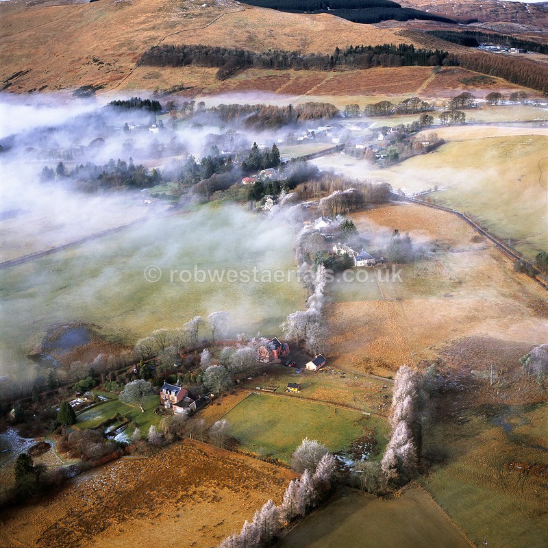 aerial pictures of Scottish villages of Scotland