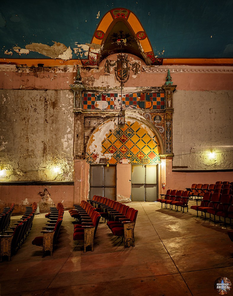 Abandoned Lansdowne Theatre stage side exit