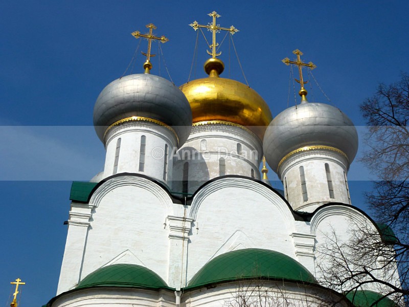 Domes at Novodevichy Convent - Moscow