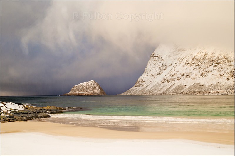 Snow Sand and Sea - Lofoten Islands - Norway