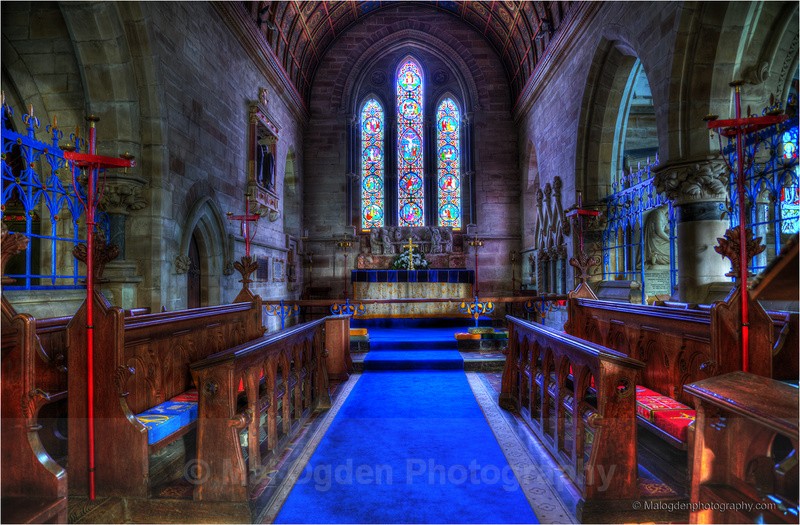 Hanbury Church - Interiors (HDR)