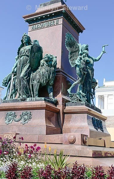 Helsinki-Senate Square statues - Scandinavia and The Baltics