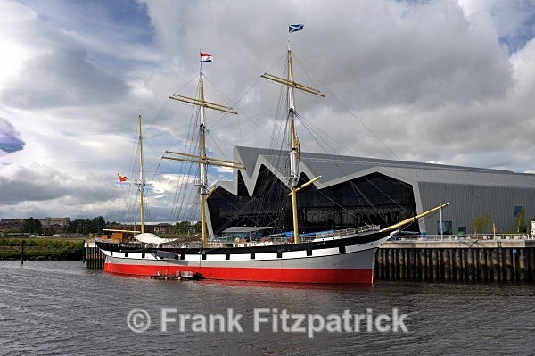 Sailing ship Glenlee at the Riverside Museum, Glasgow. - Glasgow