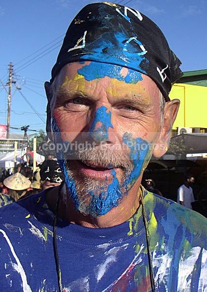070213 Trinidad Carnival Tony Painted Blue - ATLANTIC CROSSING 2006