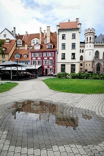 Riga- town, reflected - Scandinavia and The Baltics