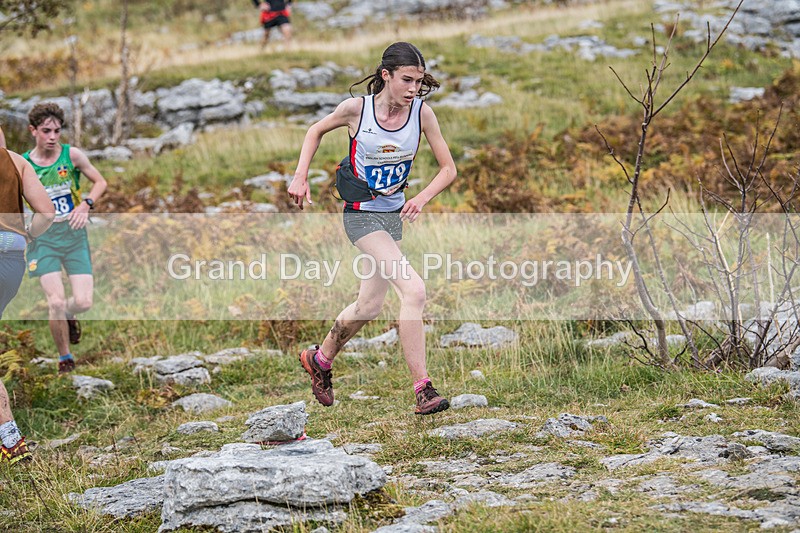 Year 10-11-121 - The English Schools Fell Running Championship Giggleswick Year 10-11 Sunday 6th October 2024